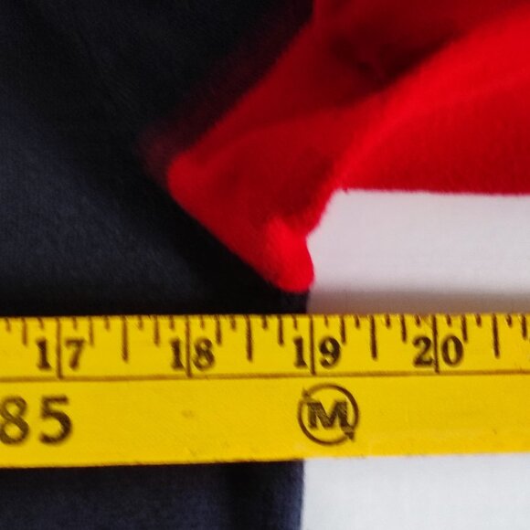 Tommy Hilfiger University style pullover men's size XS navy blue and red graphic - Picture 12 of 13